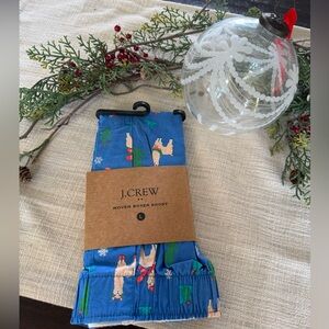 New, Men’s Large J, Crew Holiday Llama Boxer Shorts 🎄